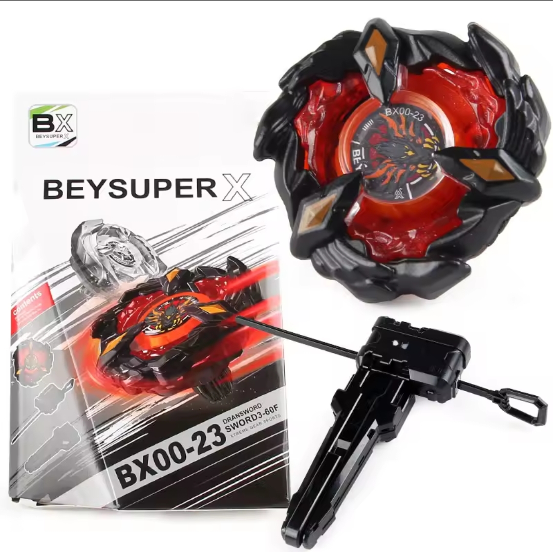 Laam Meem Traders Phoenix Wing Evolution Battle Top Booster with Launcher Grip Set Bey X Spinning Toy Gyro Game