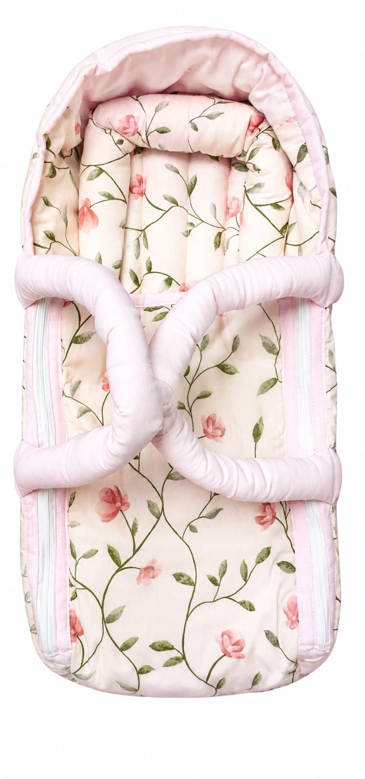 Jack & Jill Carry Crib - Best Quality Latest Design Newborn Baby Hand Carry Cot with Handles for Carrying - Portable Baby Bed Sleeping Bag Baby Bistar Gaddi Sleeping Bag Bed