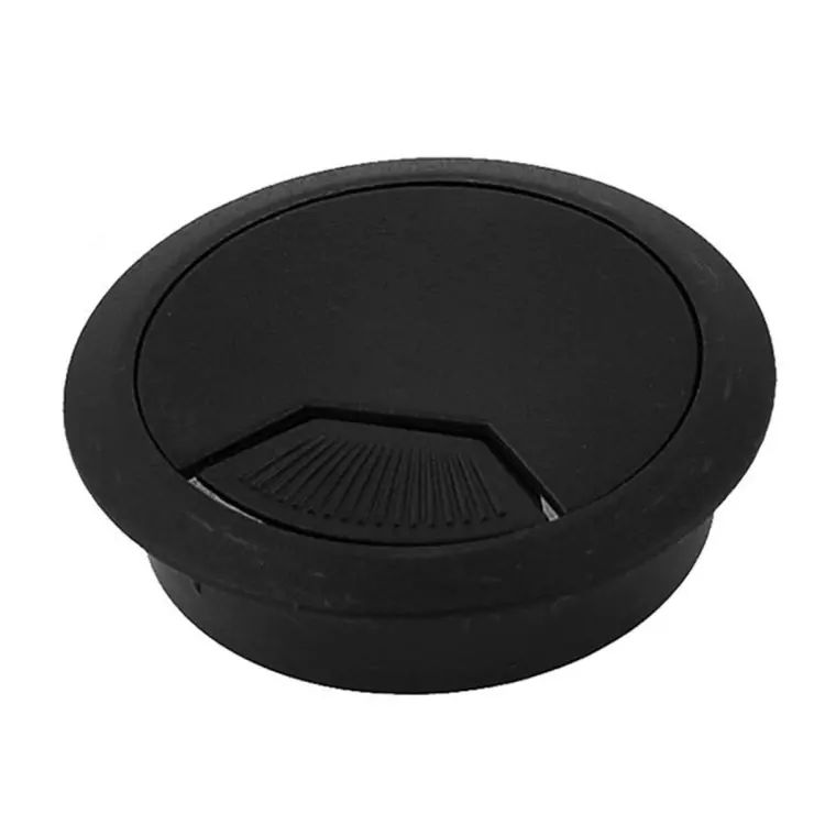 60mm Computer Desk Grommet Table Cable Wire Outlet Cord Plastic Hole Cover Cap 6 Colors Available.