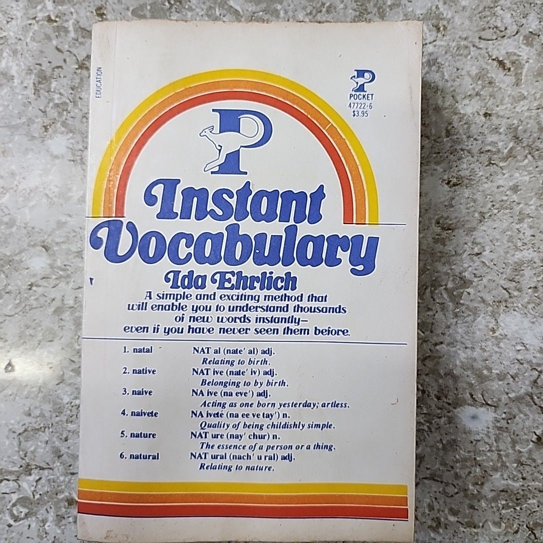 Instant vocabulary by Ida Ehrlich | Daraz.pk