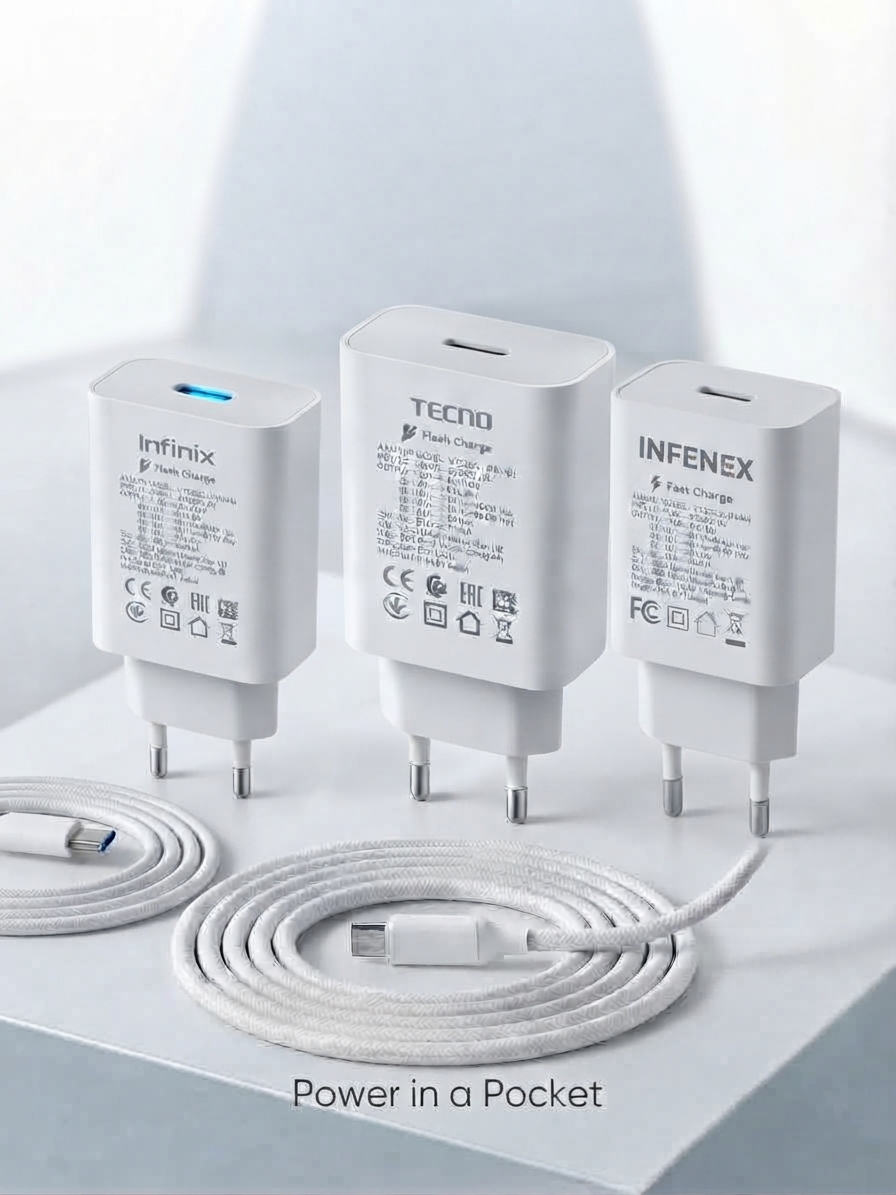 Fast Charging Wall Charger – Single USB Port Power Adapter | Compact Travel Charger for Mobile Phones & Devices