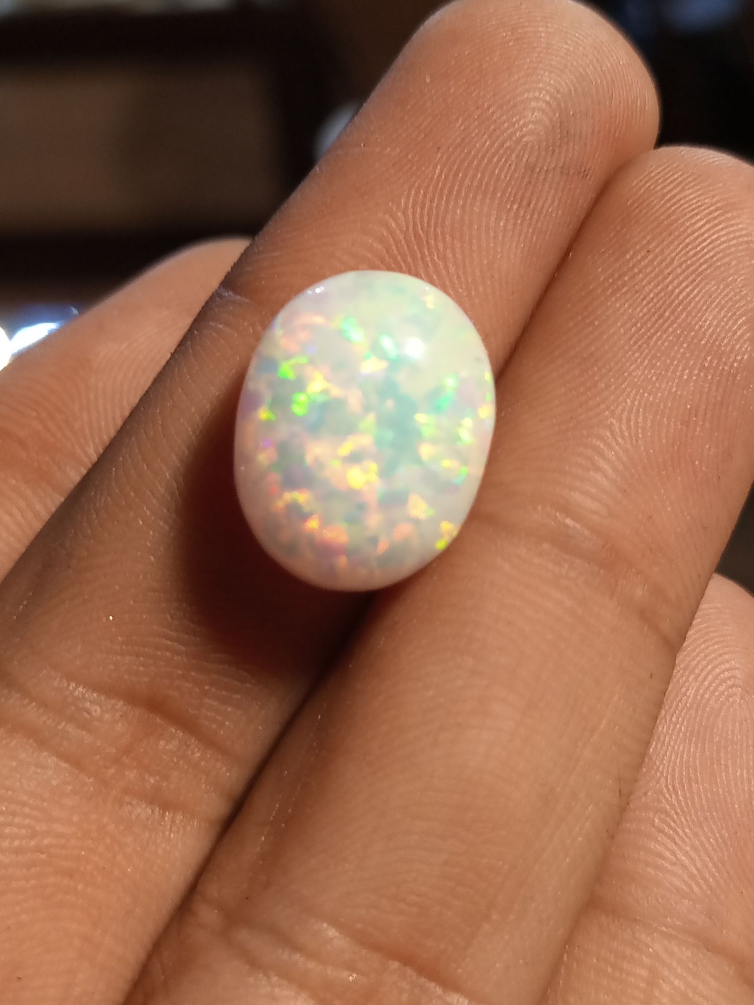 🌈 Opal Loose Gemstone | 1.2g (Small) | 100% Original Natural Gemstone | Emotional Balance, Hope & Creativity | Certified Lab-Tested Healing Crystal | Perfect for Ring, Pendant & Bracelet | Men & Women | Fast Delivery Pakistan 🚚