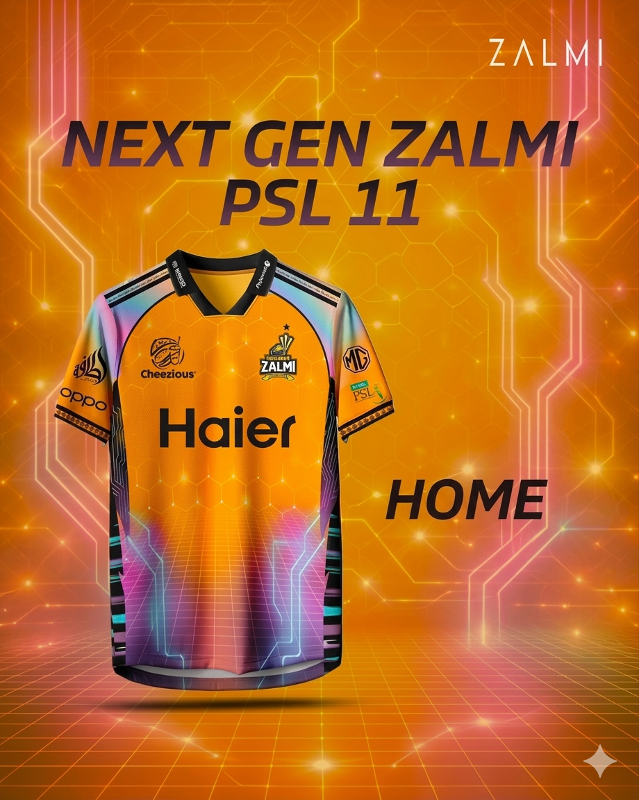 Official Peshawa_r Zalm_i PSL 10 Jersey 2025-26 - CHOOSE YOUR COLOR: Iconic YELLOW or Sleek BLACK Variant | Premium HBL Pakistan Super League Cricket Fan Kit | Features Intricate New Design with Paisley & Mandala Motifs | Authentic Yellow Storm Shirt