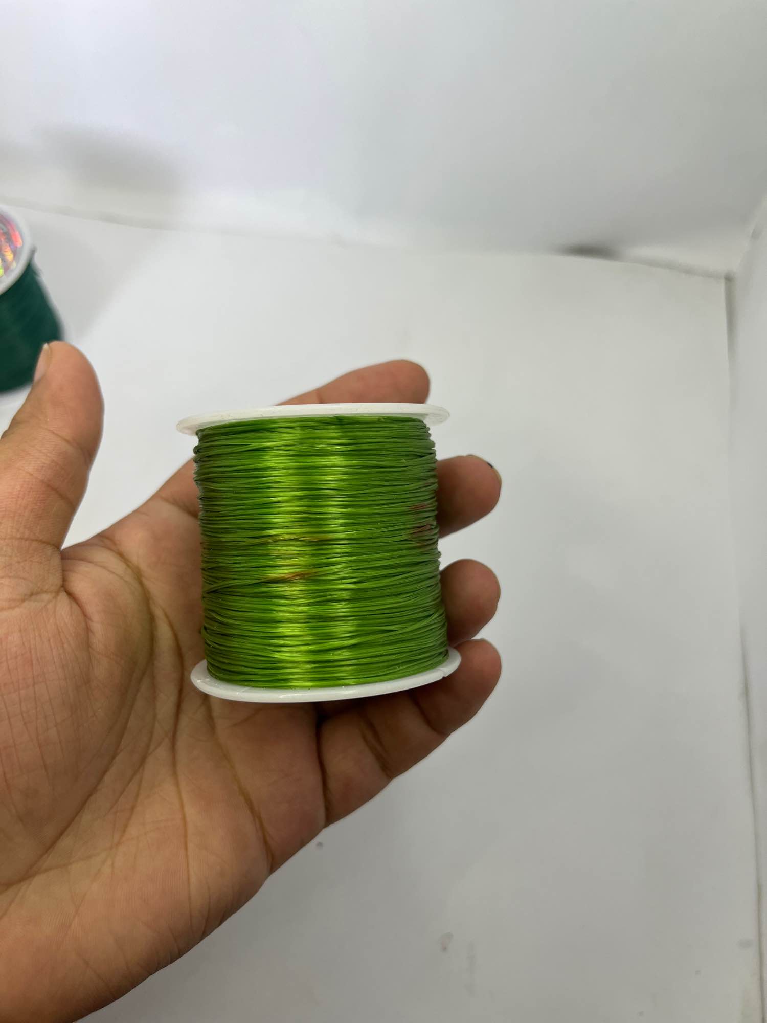 Stretchable Thread For Jewlery Making Nylon Thread For Bracelet Making Elastic String For Beading Jewelry Cord, Elastic Bracelet Rope Crystal Beading Cords  High-Quality Crystal Bead String / 5 yard (5 gazh).