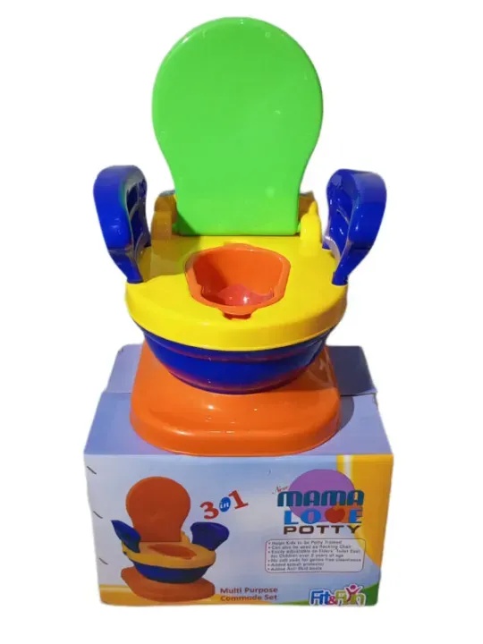 Mama Love Baby Potty Training Seat 3 In 1 Multicolor by little Wardrobe