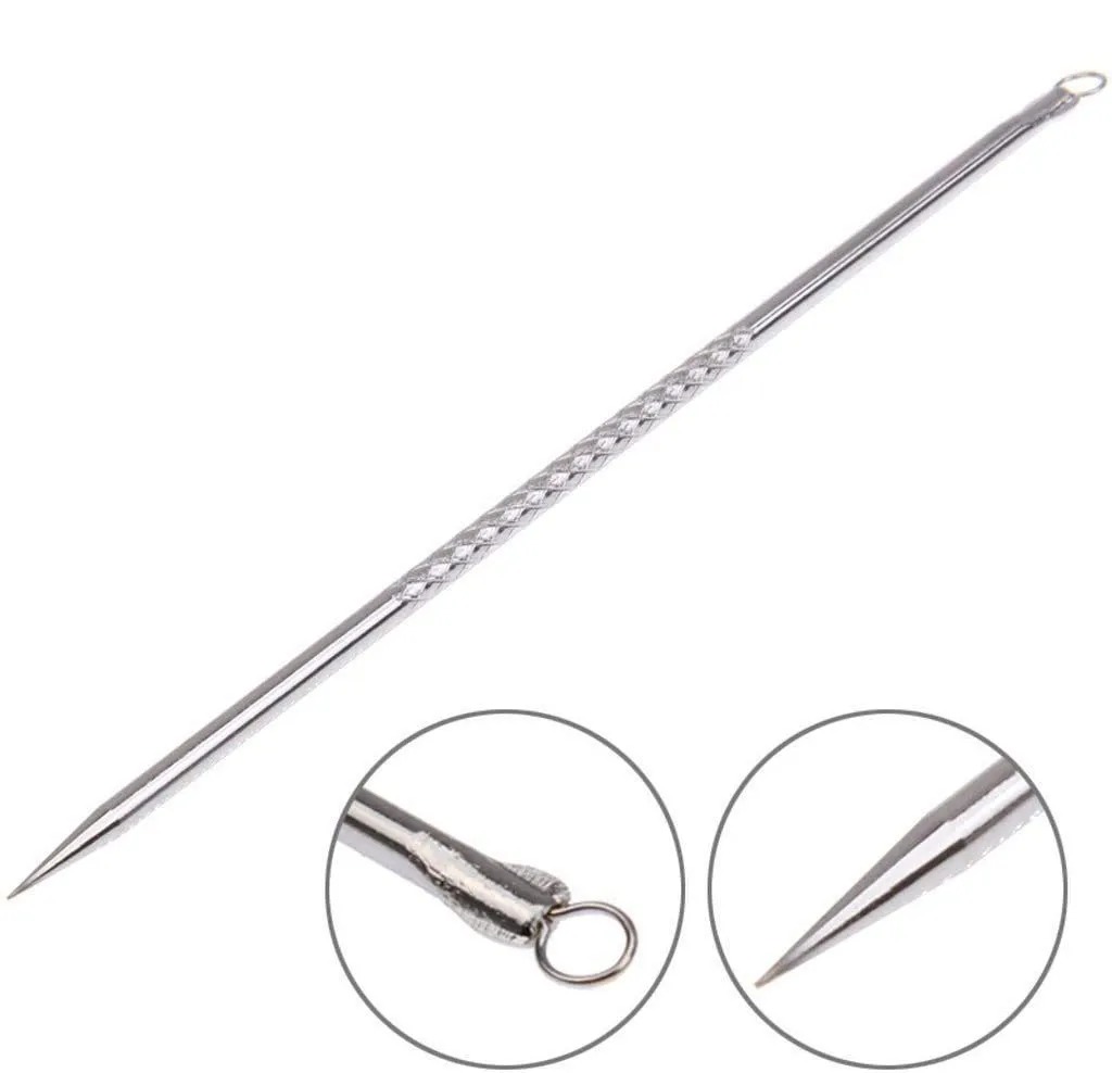 1 piece Stainless Steel Blackhead Remover Pin. For Girls & Women