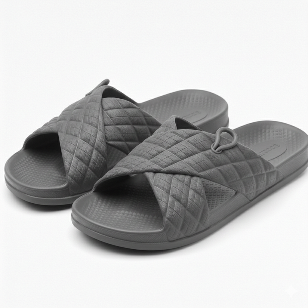 Soft Medicated Pure Rubber Casual house Slippers Non-Slip Stylish and Comfortable FlipFlops For Ladies Best for indoor use