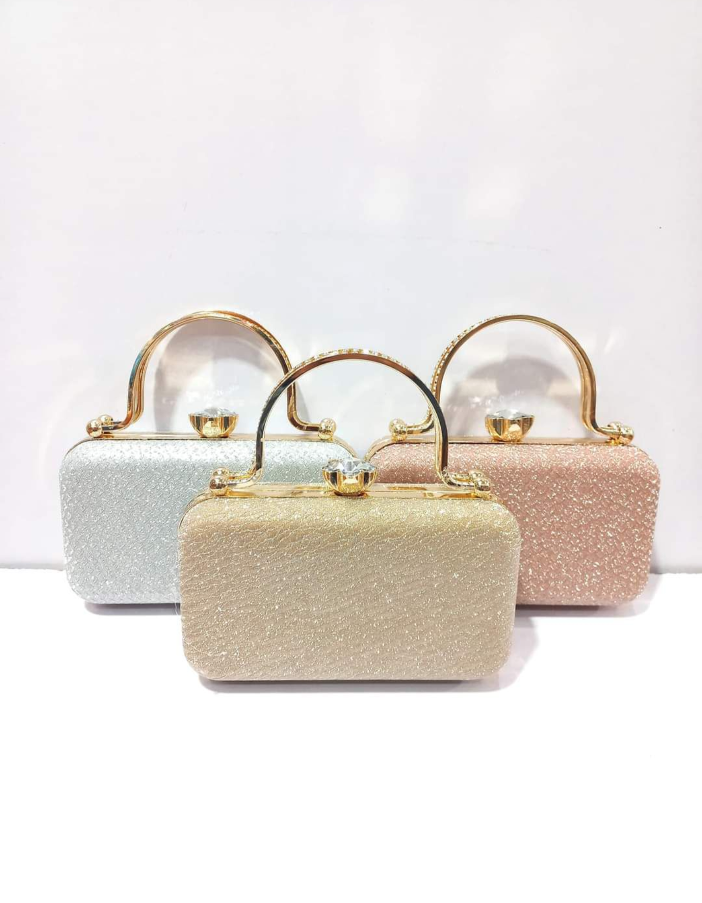 Sophisticated Shimmer Clutch Compact & Stylish Handbag