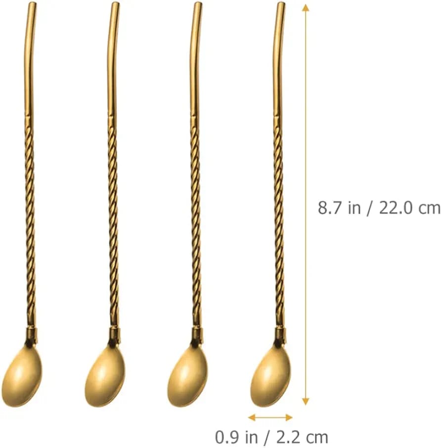 2-in-1 Straw Spoon Stirrer
