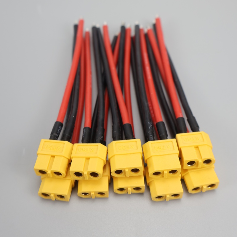 Male Female Connector Plug with Silicon 14 AWG Wire XT60 Connector Plug Cable Dual Extension Battery RC Model Accessories