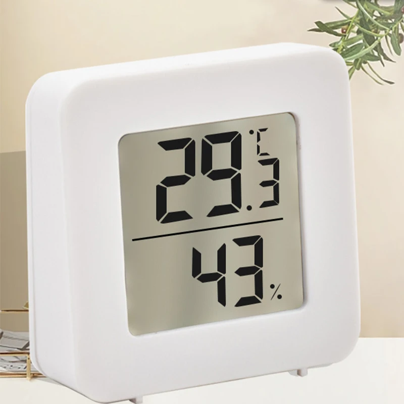 LCD Digital Thermometer Hygrometer Indoor Room Electronic Temperature Humidity Meter Sensor Gauge Weather Station For Home