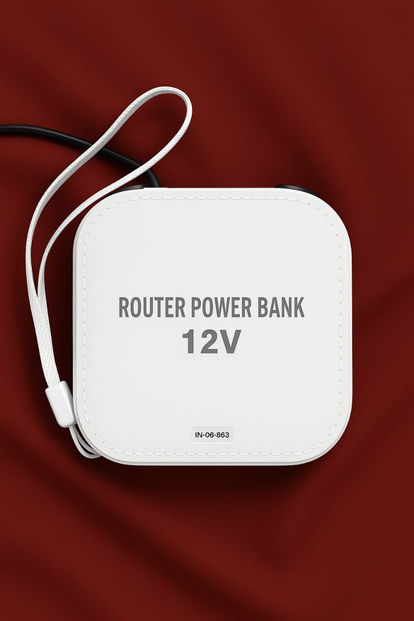 Updated Model WiFi Router UPS Power Bank 12 Volts 2A 4 to 5 Hours Backup