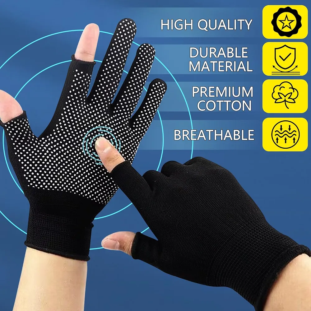 Summer Ice Silk Cycling Gloves UV Protection Touchscreen Sports Fitness Gloves
