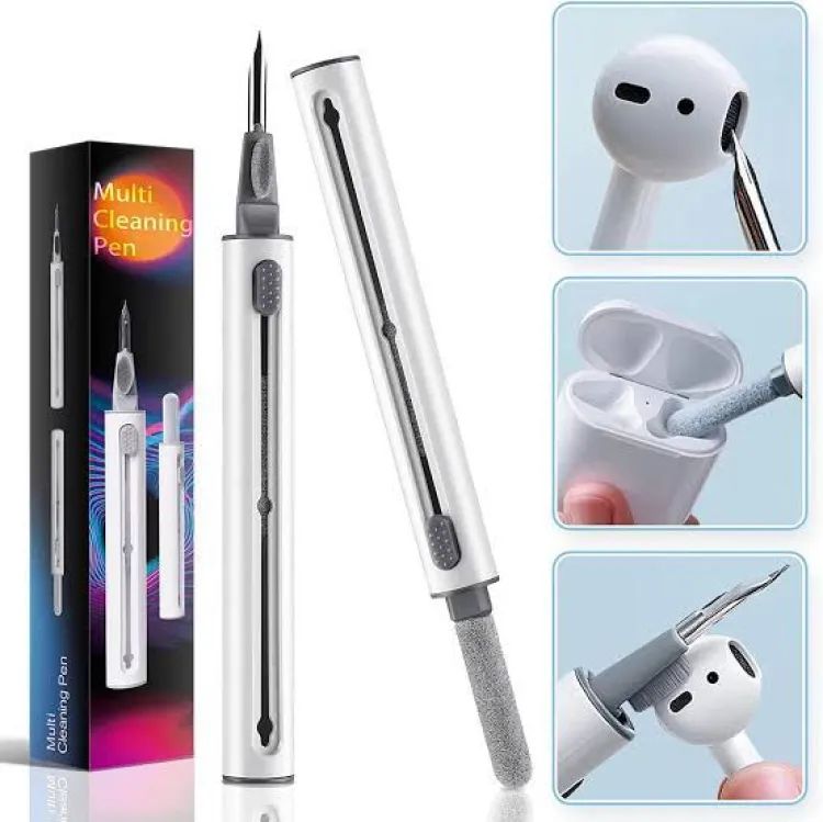 3-in-1 Multifunctional Cleaner Kit for AirPods & Earbuds - Soft Brush, Cleaning Pen, Durable & Portable Case Cleaner for AirPods Pro and All Bluetooth Earphones price in Pakistan