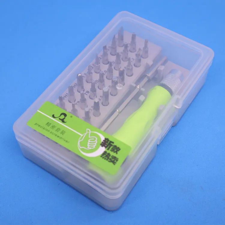32 in 1 Magnetic Screwdrivers Torx Precision Mini Screwdriver Set Repair Tools Kit For Mobile Phones Tablet PC Laptop Electronics