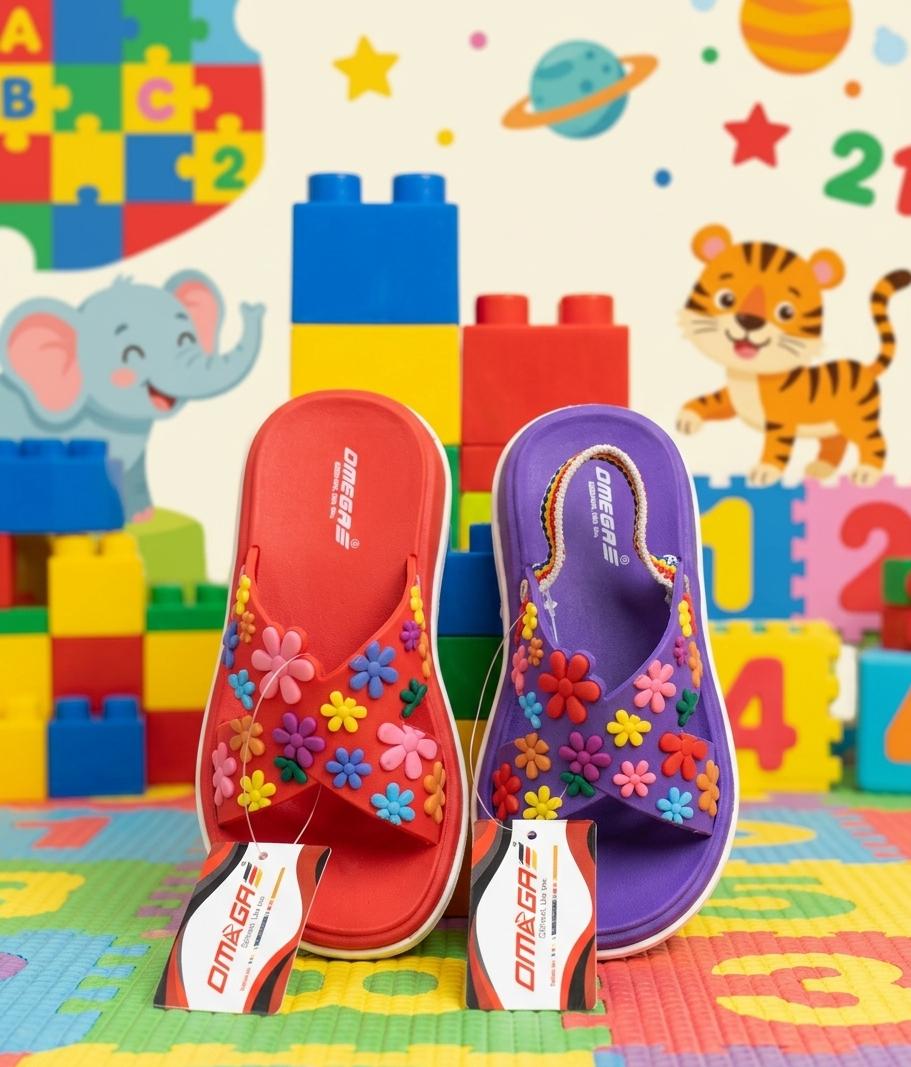 kids cute slippers softness overload baby girls 2 to 7 years