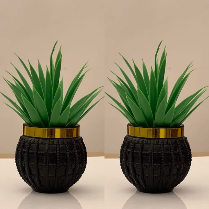 Pack of 2 Aloevera Artificial Flower Decoration Piece