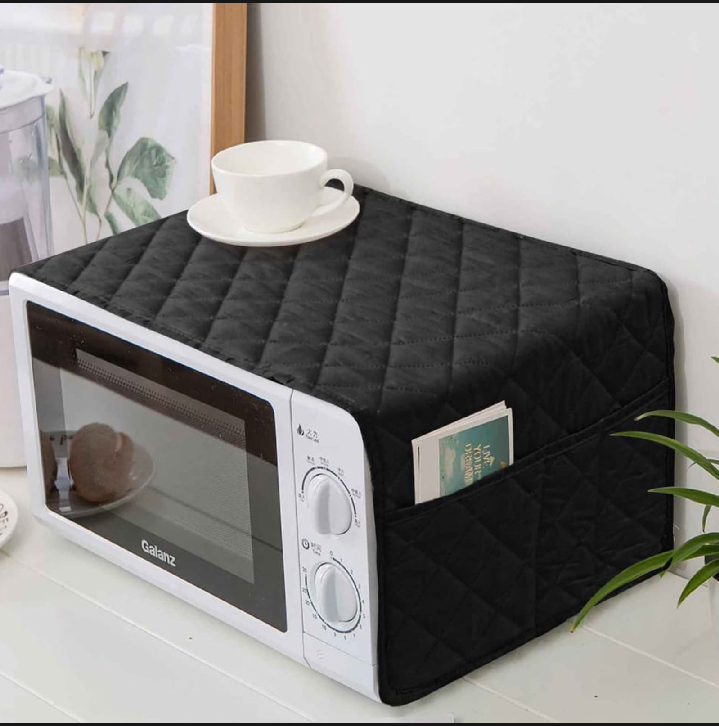 OVEN COVER MICROWAVE DUST PROOF 4 POCKET STORAGE BAG