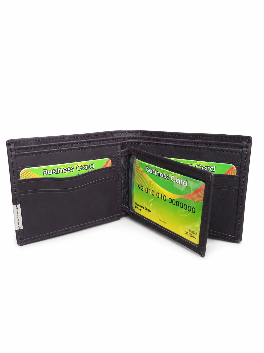 100℅ Genuine Leather Wallet For Men Bi Fold RFID Wallet Mens Leather Wallet