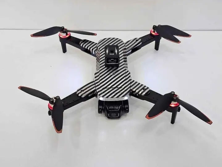 XF606 Triple Camera Brushless Motors Camera Drone With Rechargeable LCD Remote Also With 2.5 Cine Lens High Quality Obstacle Avoidance Camera Drone With Unique Packing Carbon Coting High Quality Body