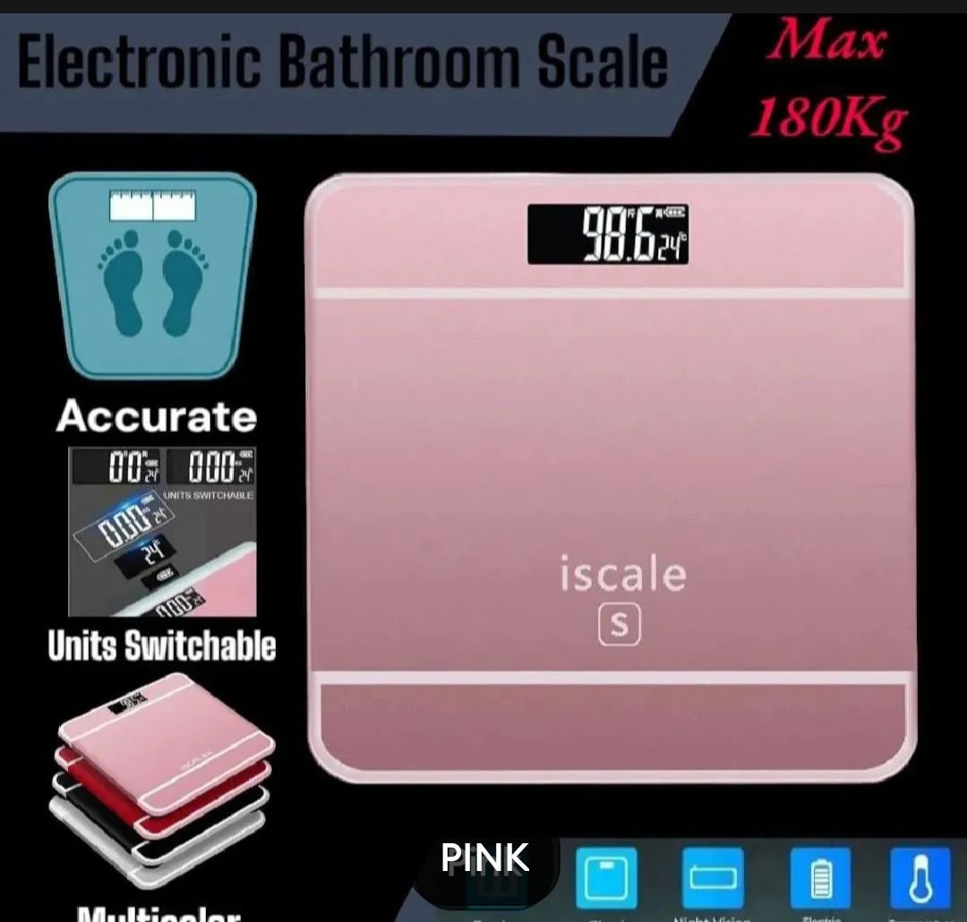 180kg Human Body Machine Scales LED Digital Display Electronic Weighting Display Floor Smart scale Balance Body Household Bathrooms scale scalage 180KG Analog Digital Weight Machine for Body Machine Digital Weight Machine Body weight Machine.