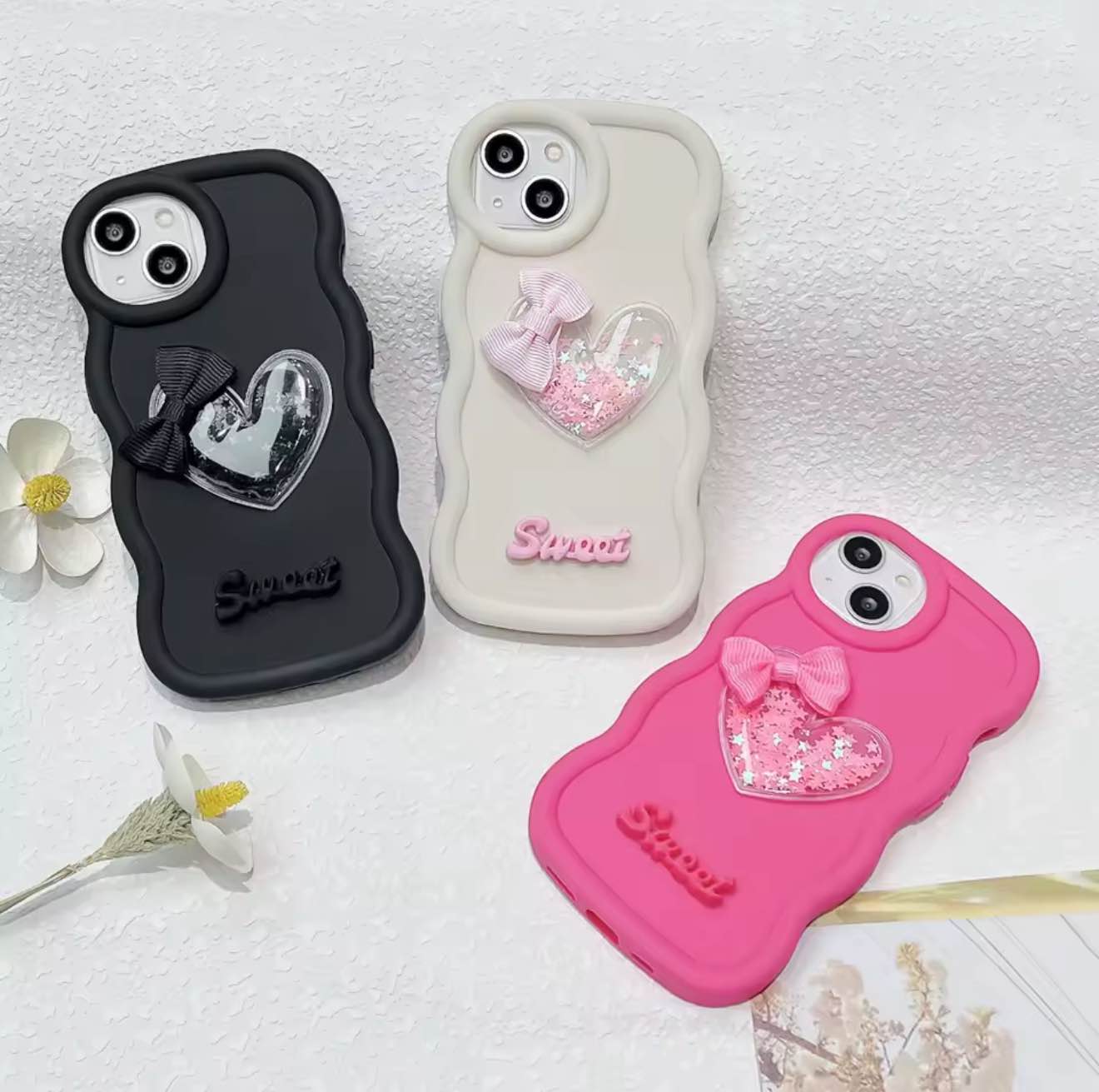 New Sweet Ladies Glitter Case For Ladies & Girls