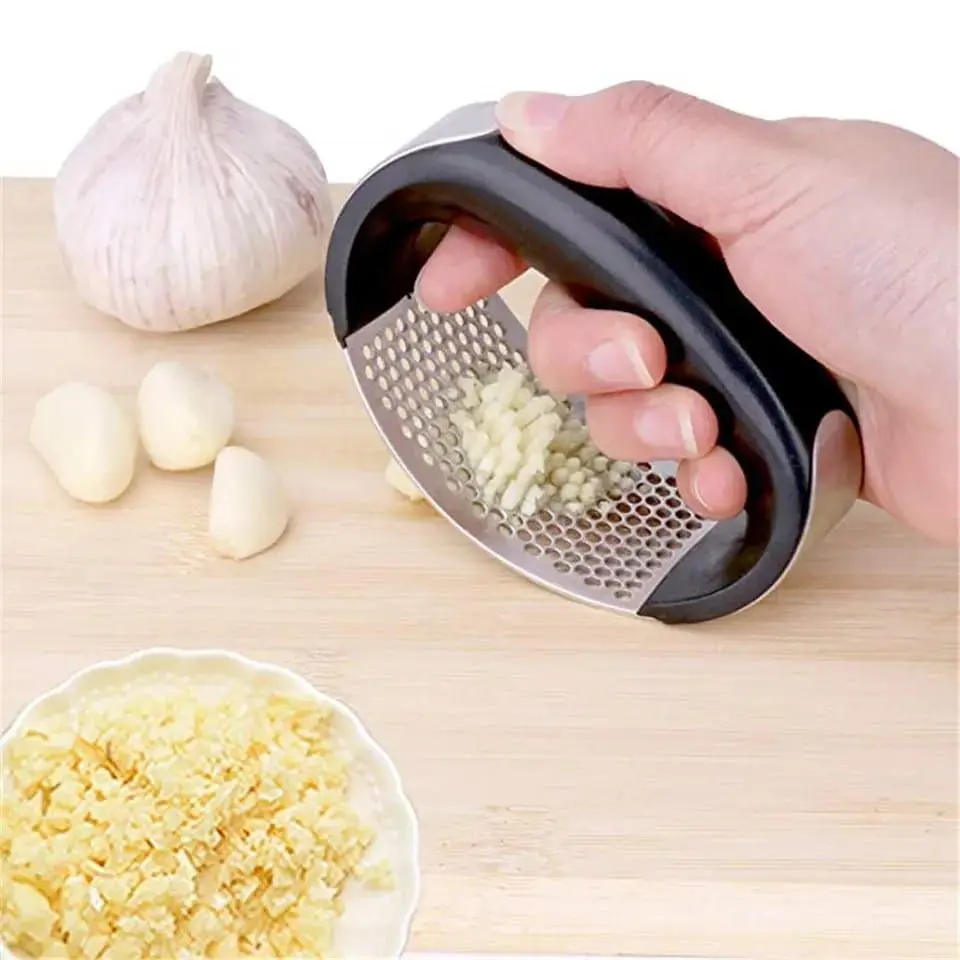 Garlic masher, manual garlic press, garlic clip, household garlic masher,  garlic masher, kitchen tool, garlic masher