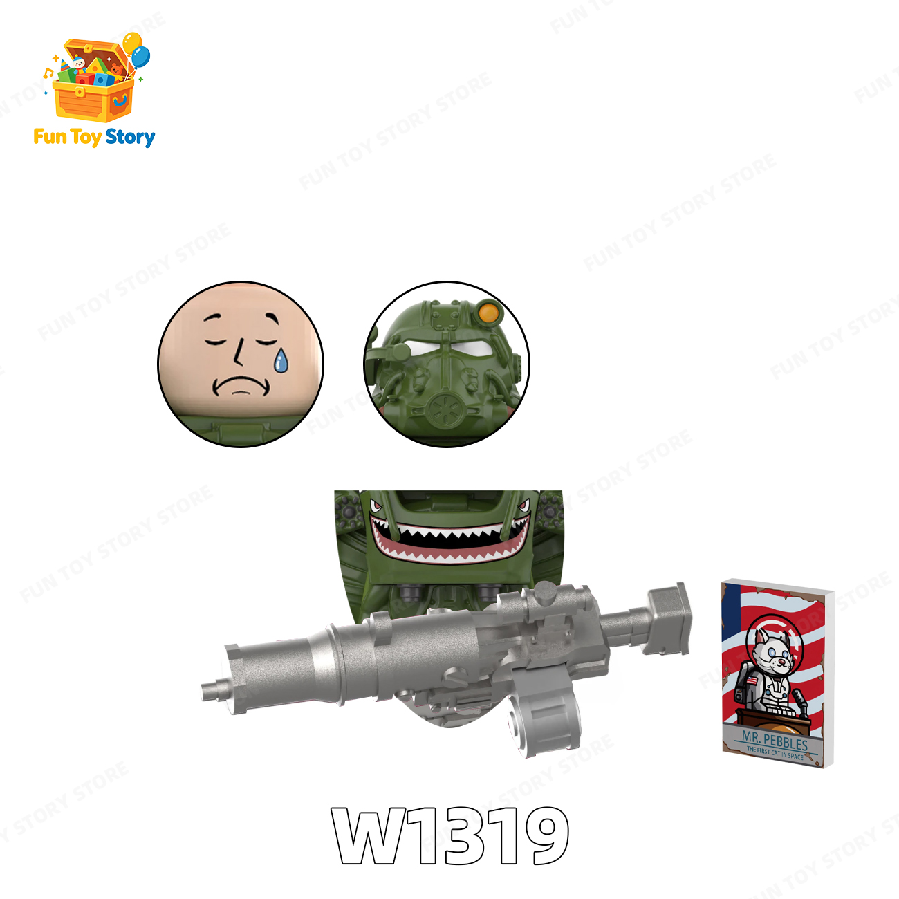 T60 Power Armored Officer Character Compatible with Third Party Models, Building Blocks, Toys, , and Enthusiasts' Collectio