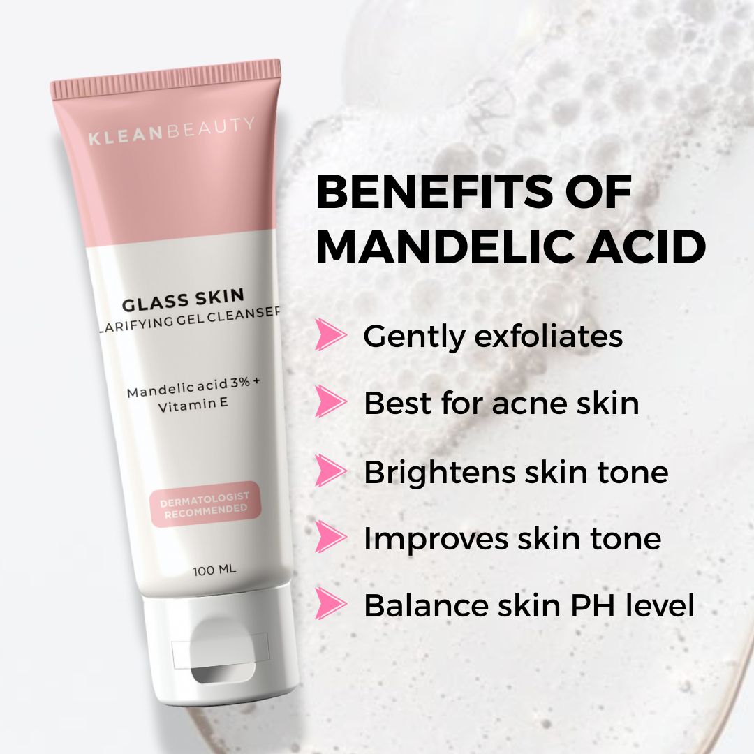 Clean Beauty Original Glass Skin Face Wash | Gentle Exfoliating Cleanser for Clear, Smooth & Radiant Skin | Dermatologist Recommended