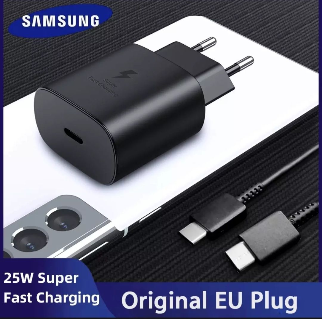 Original Samsung 25W OEM Super Fast Charger USB PD Charger For Galaxy Note10 / Note 10 Plus / Note10 Lite & S10 / S20 / S20 Ultra