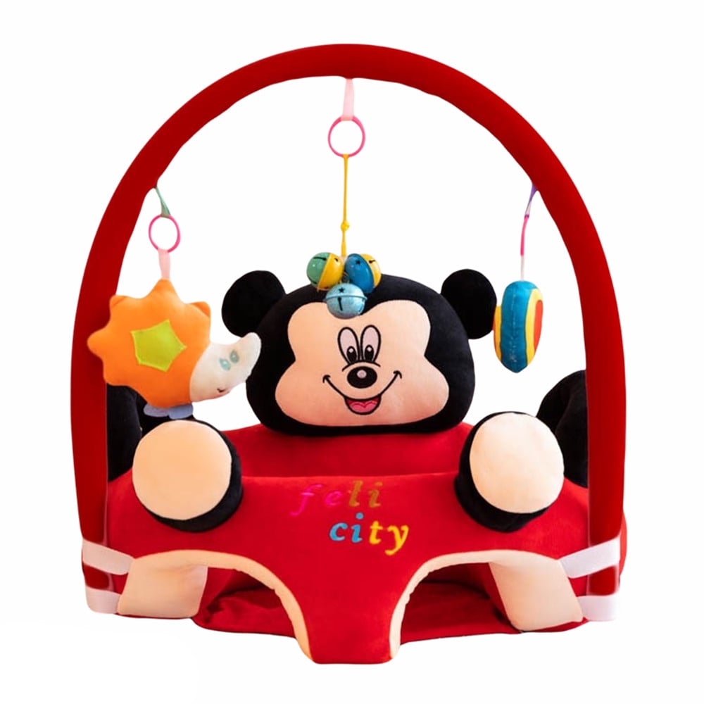 Cartoon Animal-Themed Baby Highchair with Comfortable Support for 0-3 Years