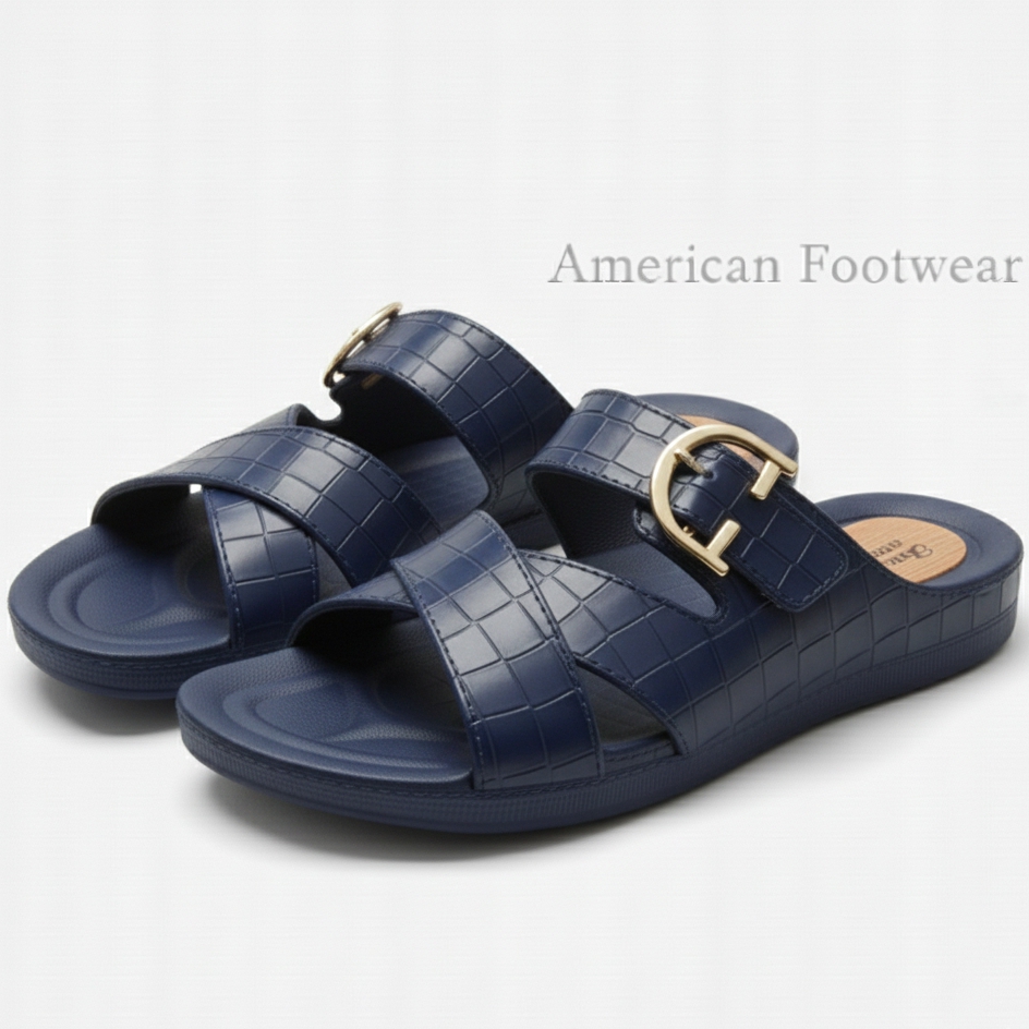 Women Slippers Ladies Buckle Flip Flops Soft Lightweight Durable Casual House Slides Summer Indoor Outdoor