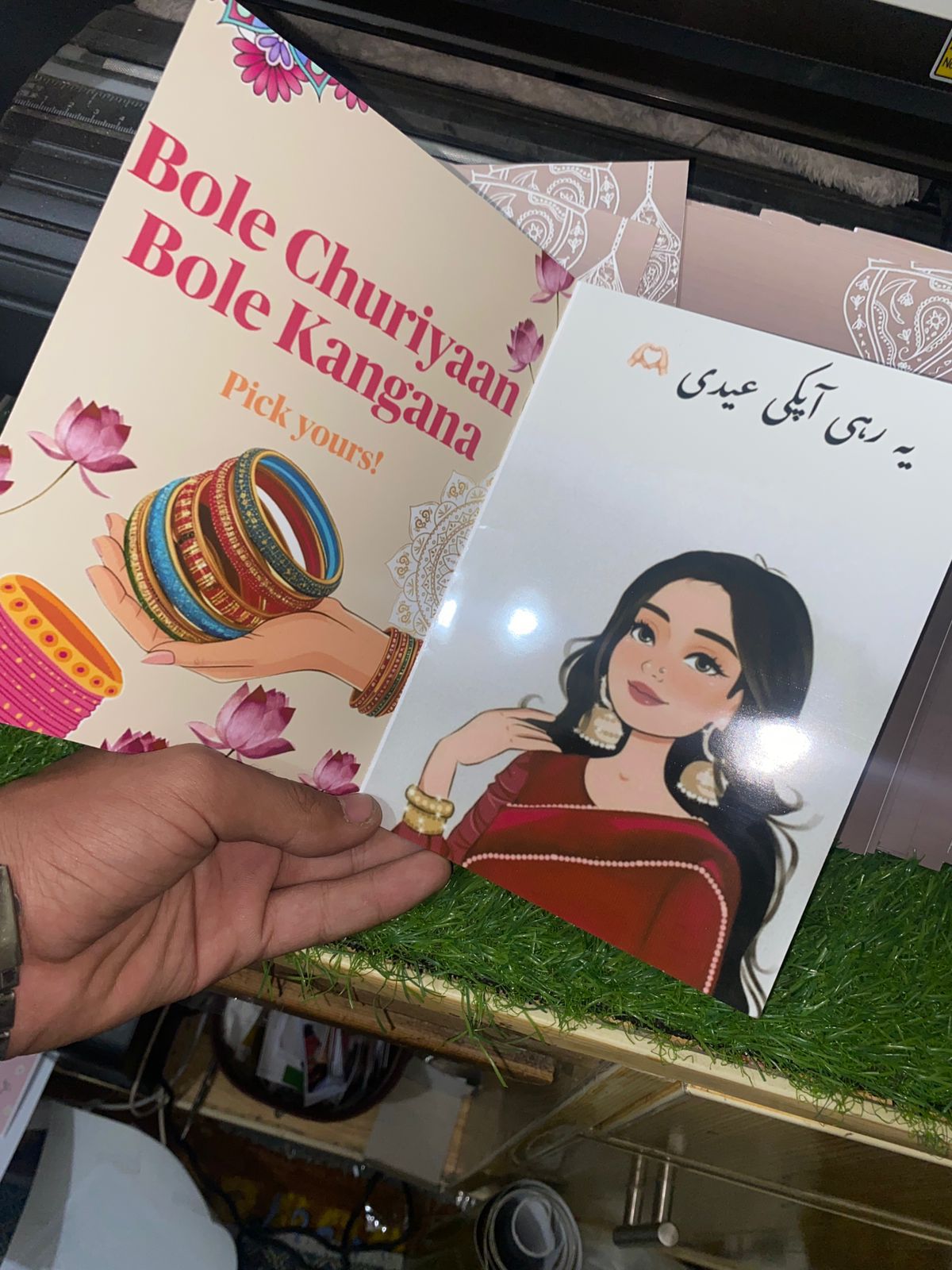 Custom Jhumka Display Cards | Jewelry Branding Packaging | Wholesale