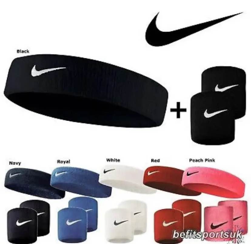 SPORTS HEAD BAND AND WRIST BAND FOR MEN AND WOMEN ,SWEAT-BAND HEAD-BAND WRIST-BAND SET TENNIS COURT SPORTS RUNNING TRAINING