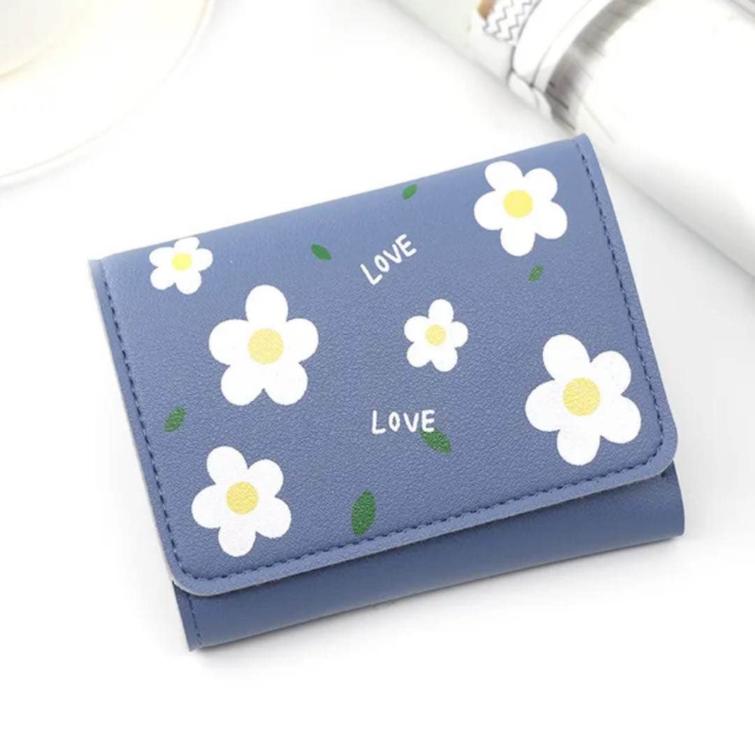 Crocodile Pattern PU Leather Tri-Fold Wallet