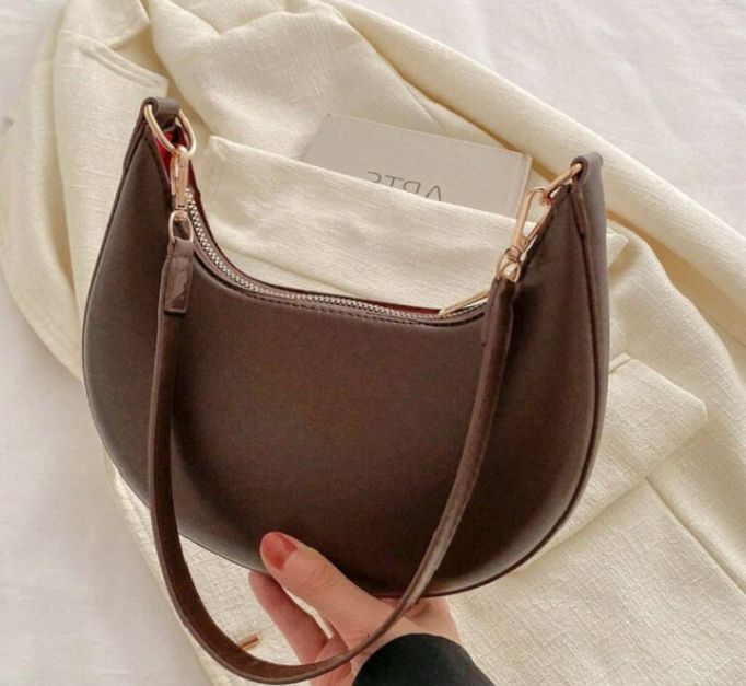 Fashion PU Leather Underarm Shoulder Bag for Women – Casual Summer Hobo Clutch Tote Luxury Shopper Handbag