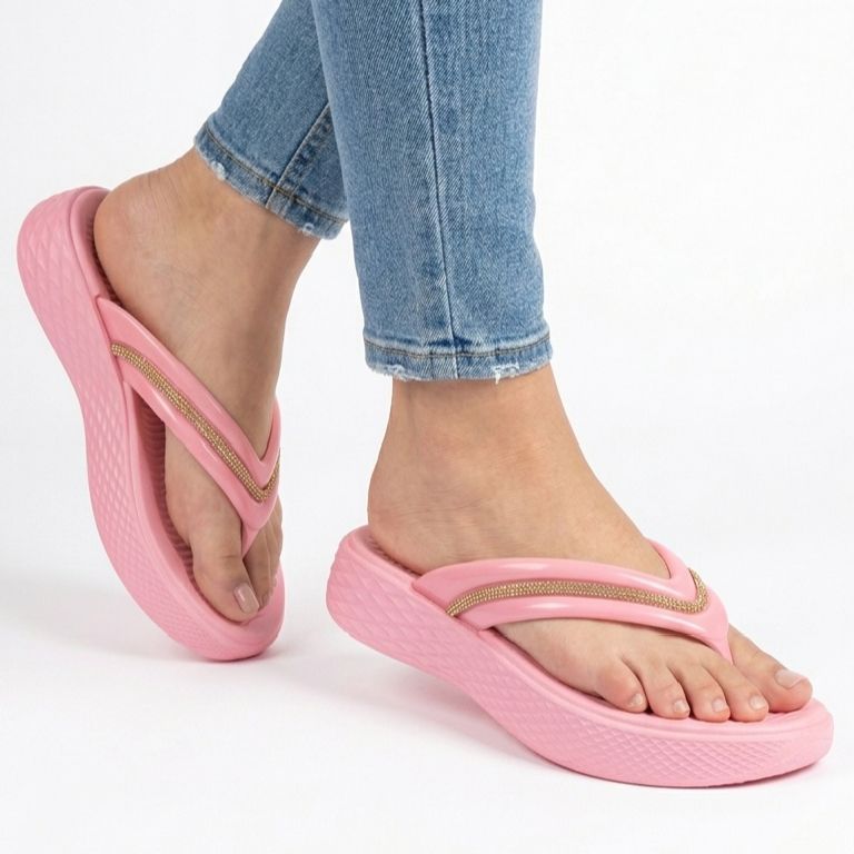 Women EVA Made Flip Flops Wedge Sole Outdoor & Indoor Slippers for her