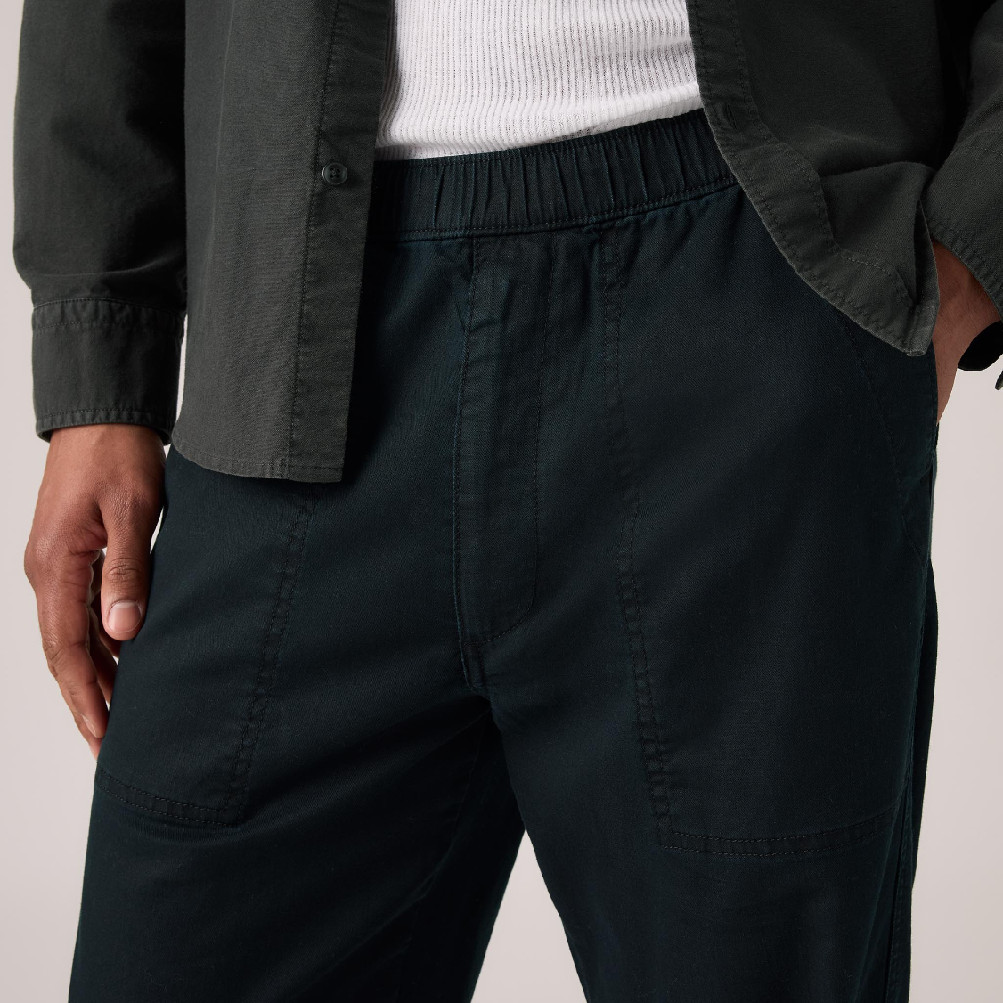 Levi's® Men's Easy Relaxed Cotton Linen Pull On Surplus Pants For Men
