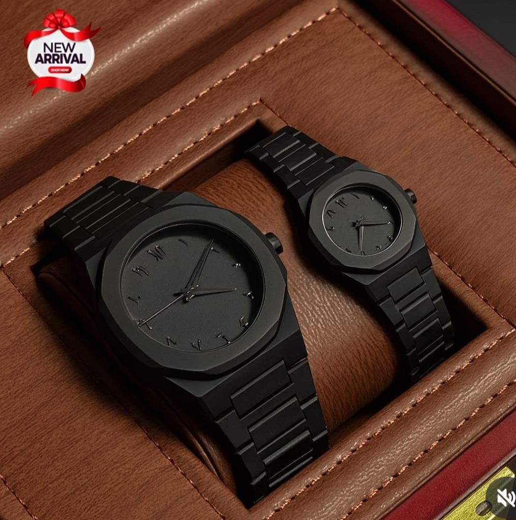 Arabic Aura Watch (Premium Quality) White Men Watch