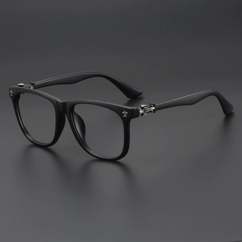 Samjune Fashion Glasses Frame Women Anti Blue Light Men Square Eyeglasses Vintage Prescription Eyewear