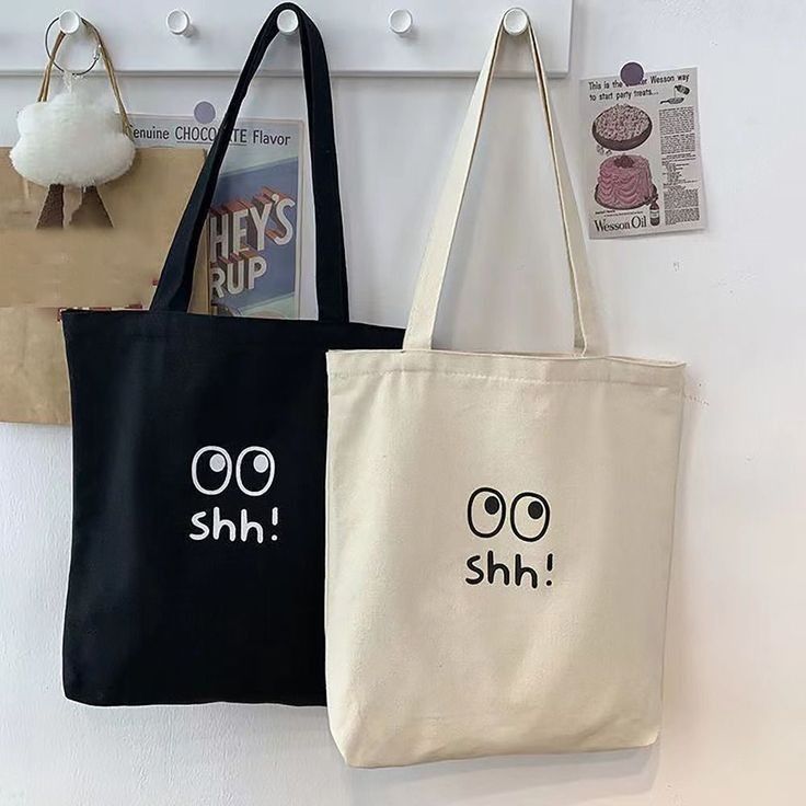 tote bag for girls 💯 cotton canvas fabric shopping bag