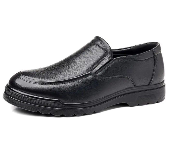 Men's Premium Leather Look Loafer Shoes For Office Wear | Stylish Formal Slip On Shoes For Men | Comfortable Lightweight Anti Slip Sole Business Casual Footwear