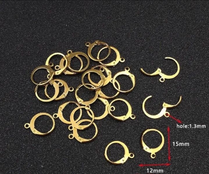 10Pcs And 20 Pcs French Earrings Hook Ear Wire - DIY Earrings Clasp Fitting Base For Jewellery  Making - DIY Accessories And Other
