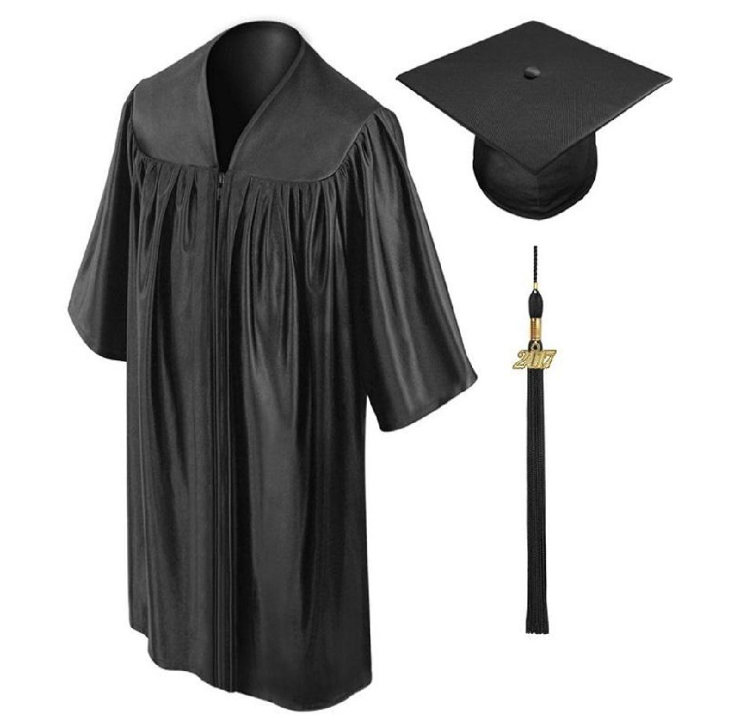 slim fit dress slacks Ace One-Shoulder White Graduation Dress main image 1