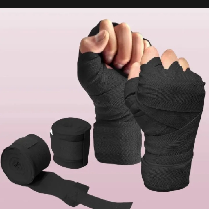 Pair of Hand wraps, Weightlifting, boxing patti,
boxing bag wraps wrist grip, boxing gloves
wraps, boxing bandages, writs wraps, Hand
Wrap Bandages, Boxing Hand Wraps, Hand
Wrist Grip, Wrist Strap, Kickboxing, Karata
Martial arts
