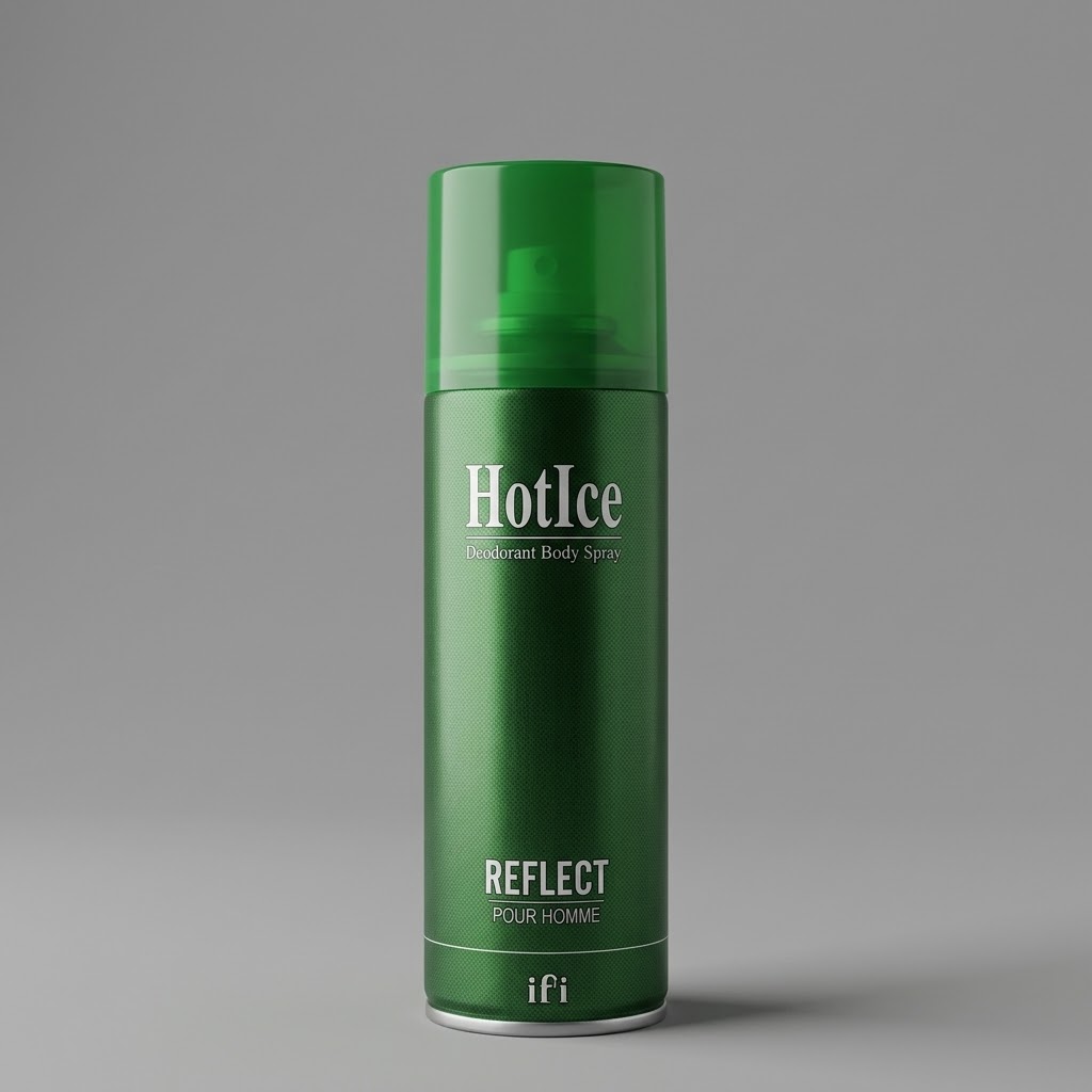 HOTICE BODY SPRAY IN 200ML A LONG LASTING FRAGRANCE IN GREEN  COLOR