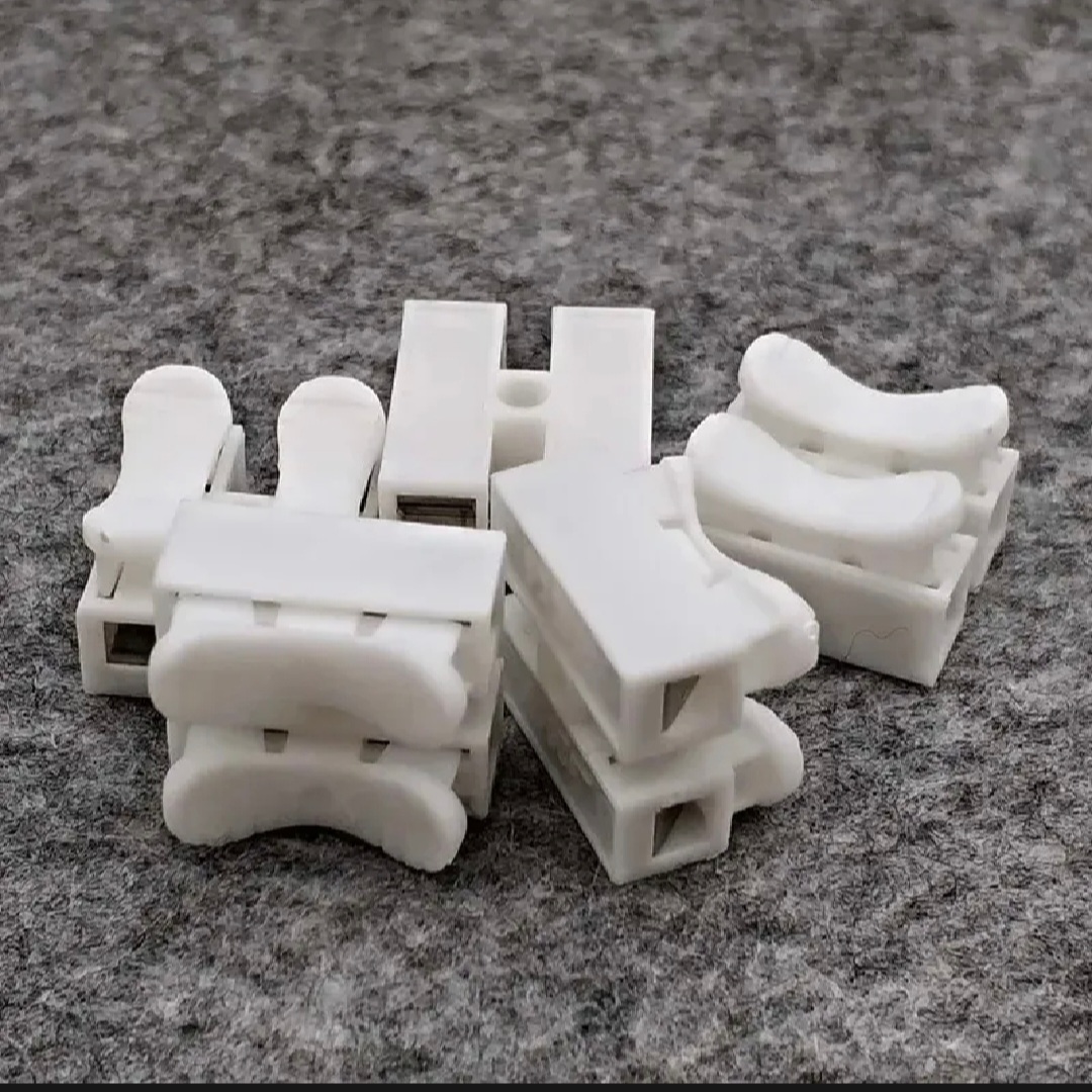 5/10/20/30/50 Pcs- Quick Wiring Electric Cable Connectors Screw Less Wire Connectors Press Type Quick Splice Wire Connector for Electric Connection Press Type Self Locking Quick Wiring Connector Quick Wiring Terminal for LED Ceiling Lights CH-2