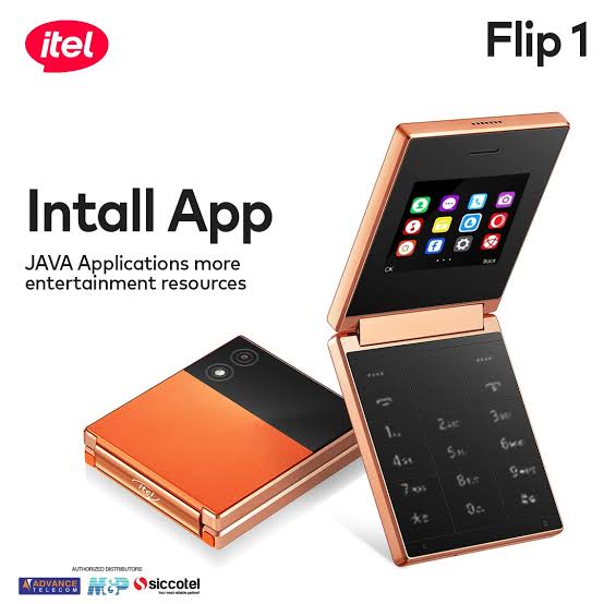 Itel Flip 1 | 2.4" Display Big LCD | Dual SIM | 1200mAh Battery | King Voice | Slim Stylish Flip Feature Phone | 2000 Contacts & 100 Messages Memory | Bluetooth Calling Wireless FM Radio | Type-C Char
