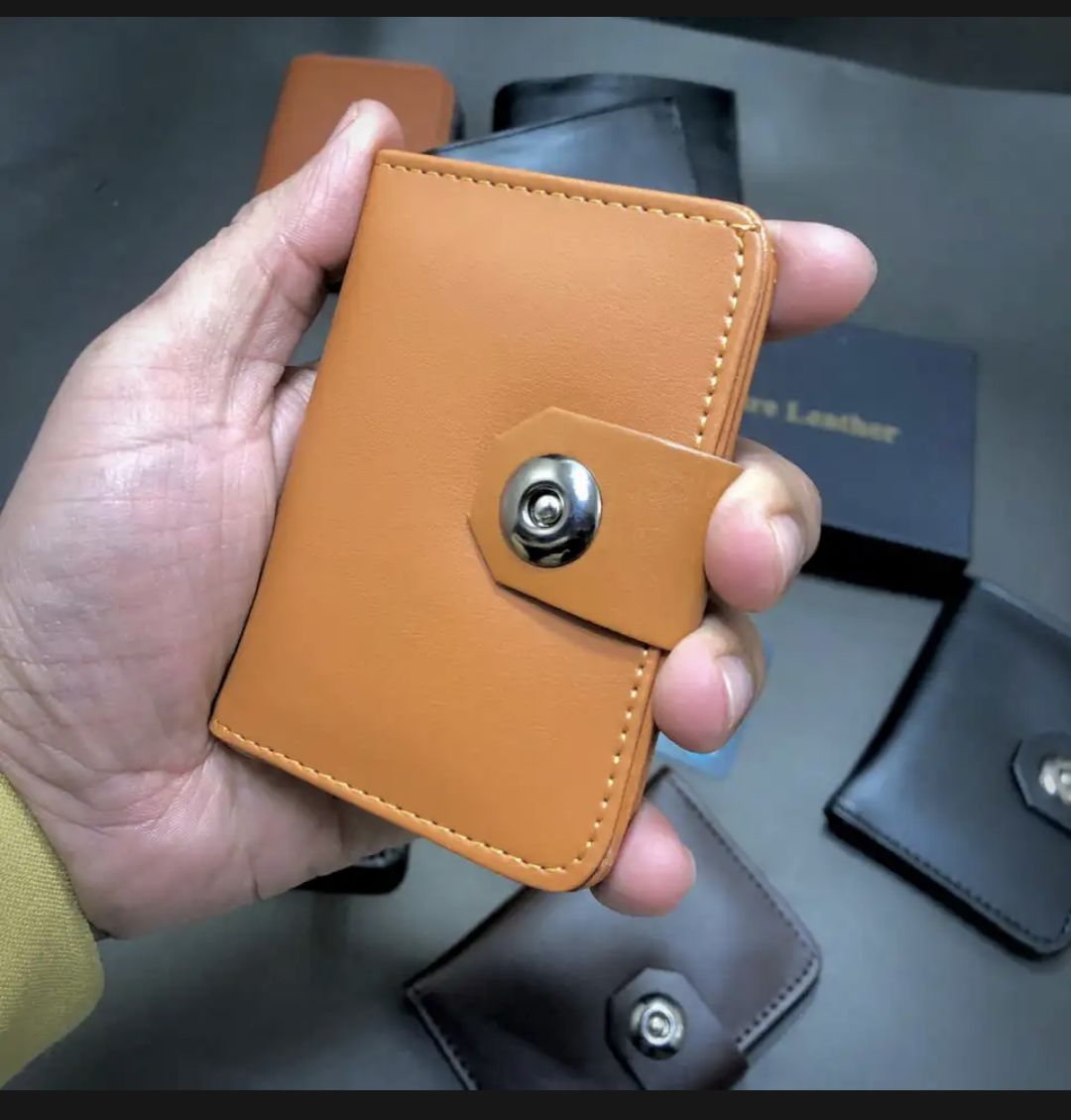 MInimool Button closure Wallet For Men and Women Slim and Smart Multi Slots Card Holder Stylish Branded Mini Purse For Men Best Wallet Gift For Loved Ones