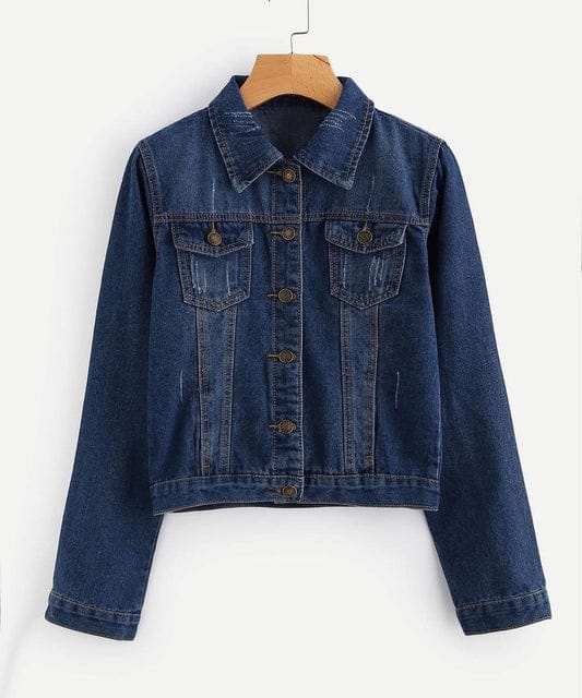NEW LADIES STYLISH AND UNIQUE DENIM JACKET